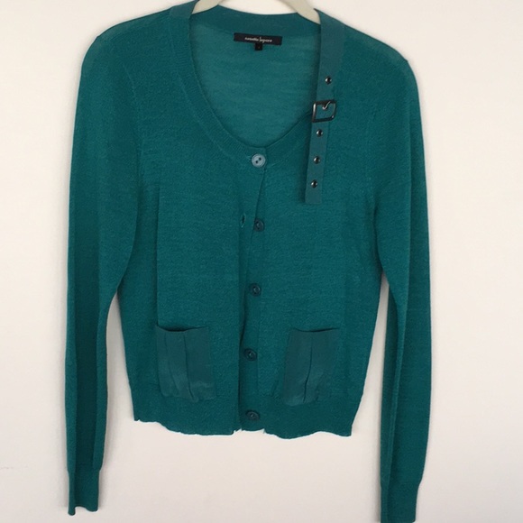 Nanette Lepore Sweaters - Nanette Lepore Teal Cardigan